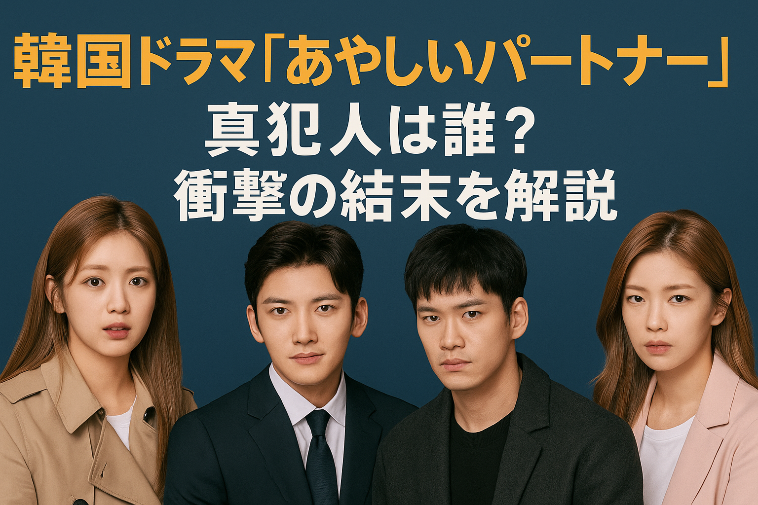 韓国ドラマ『あやしいパートナー』の真犯人ヒョンスの正体とは？