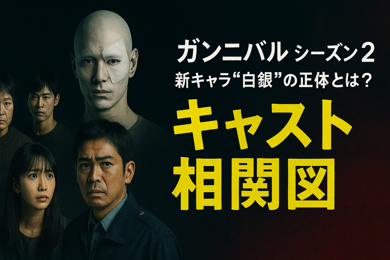 『ガンニバル』シーズン2キャスト一覧＆相関図まとめ｜新キャラ“白銀”の正体とは？