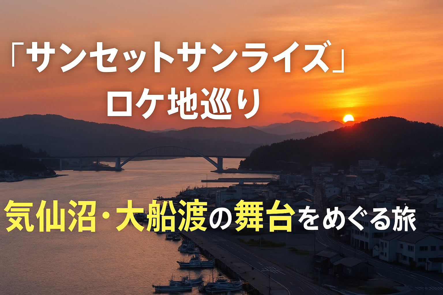 『サンセットサンライズ』ロケ地巡り｜気仙沼・大船渡の舞台をめぐる旅