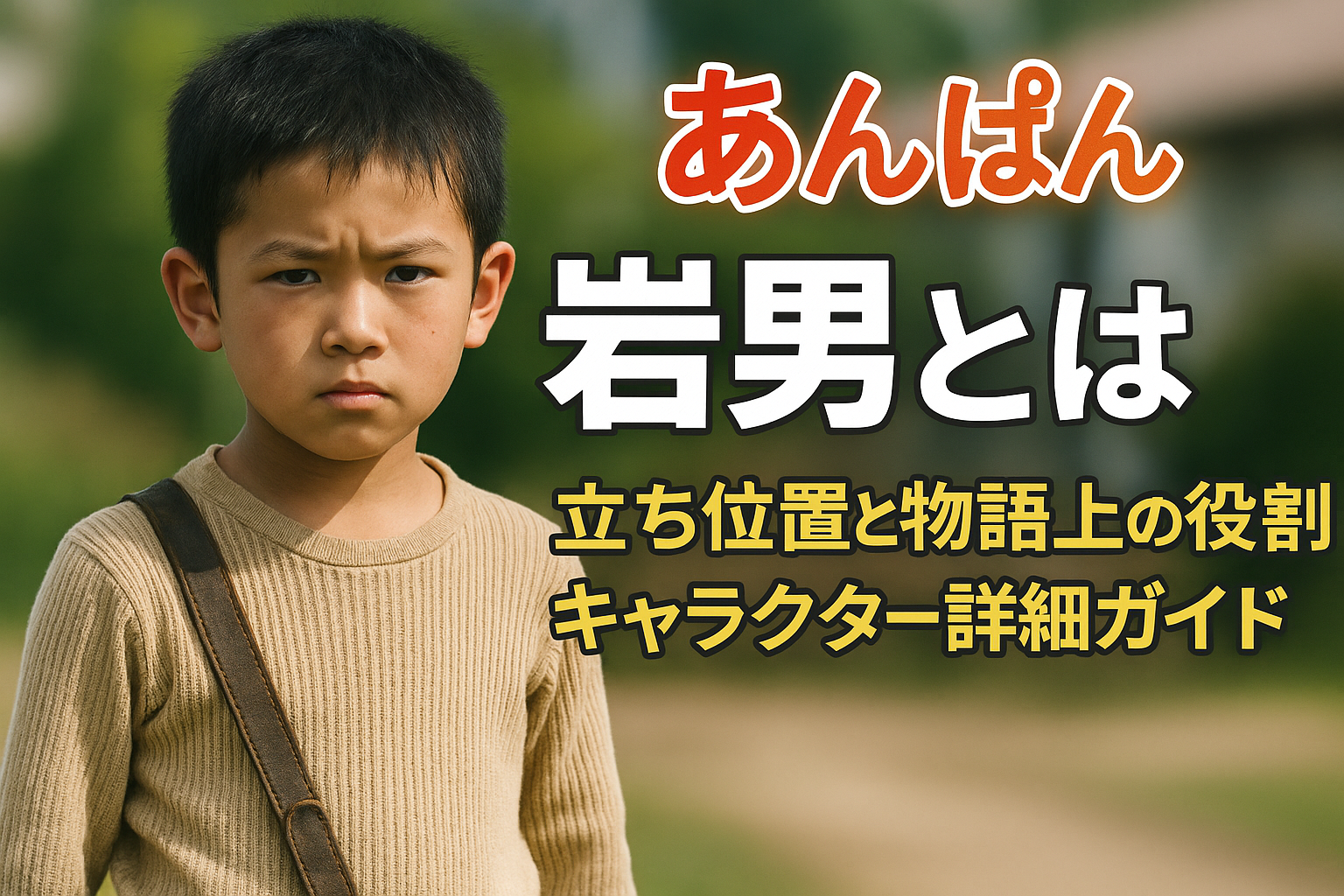 朝ドラ『あんぱん』岩男とは？子役＆成長後キャスト・衝撃展開も解説