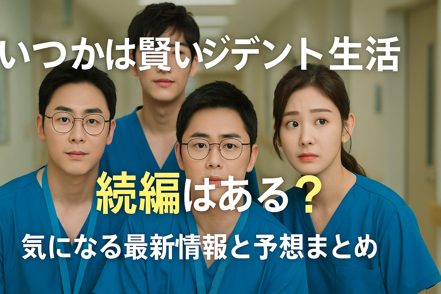 『いつかは賢いレジデント生活』続編はある？気になる最新情報と予想まとめ