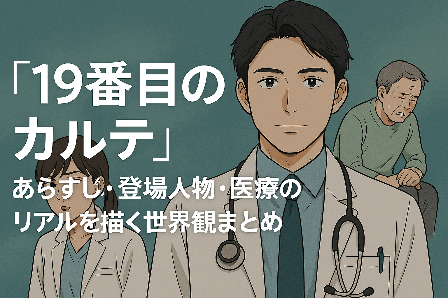：『19番目のカルテ』とは？あらすじ・登場人物・医療のリアルを描く世界観まとめ