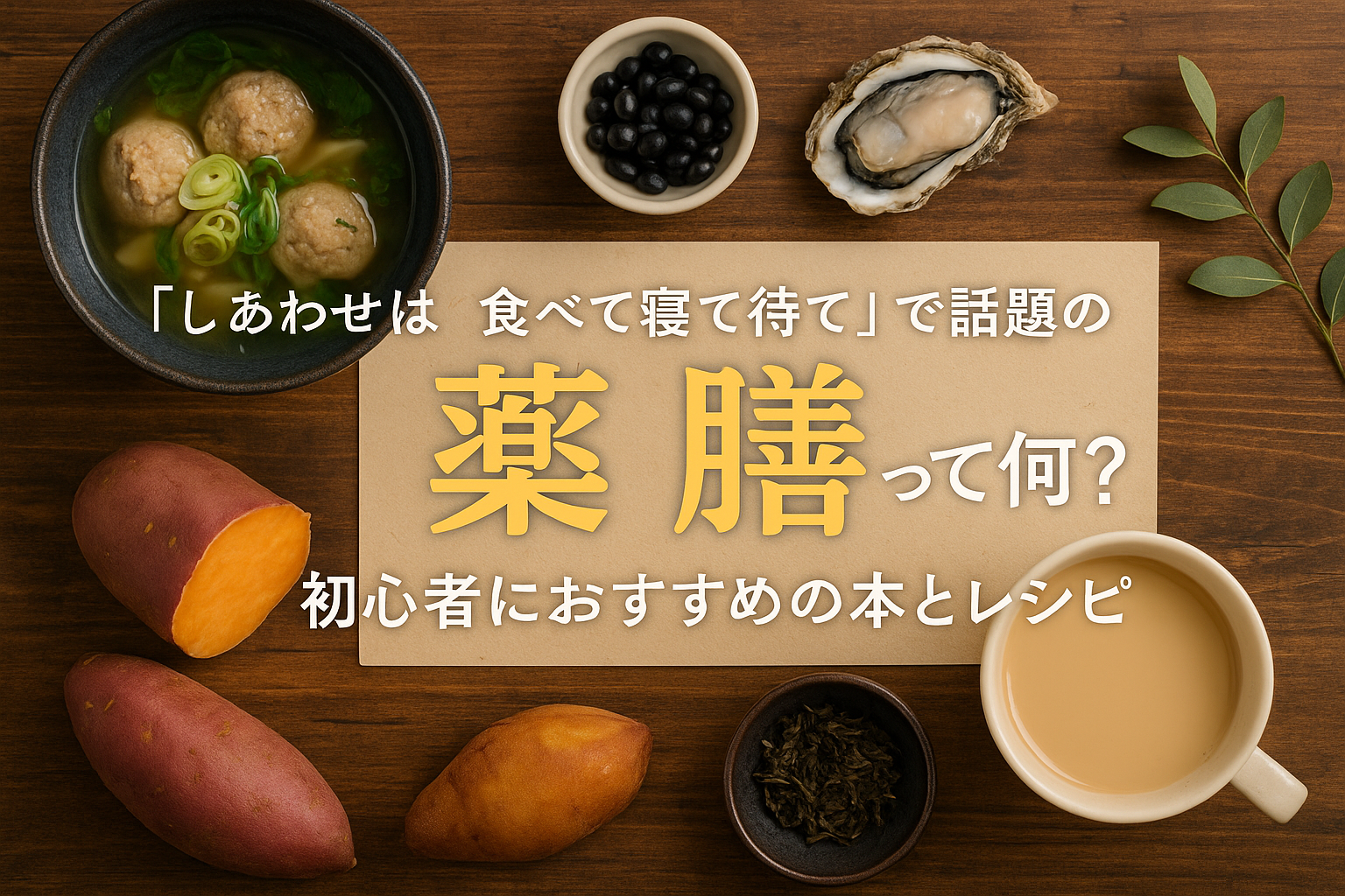 『しあわせは食べて寝て待て』で話題の“薬膳”って何？｜初心者におすすめの本とレシピ
