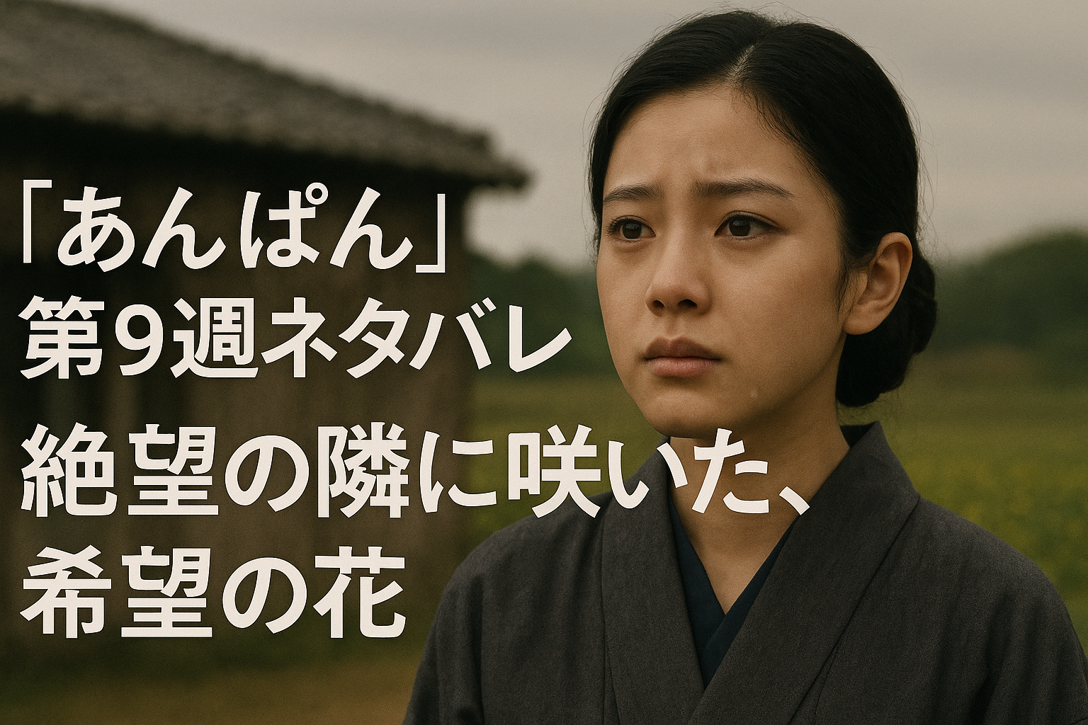 『あんぱん』第9週「絶望の隣に咲いた、希望の花」