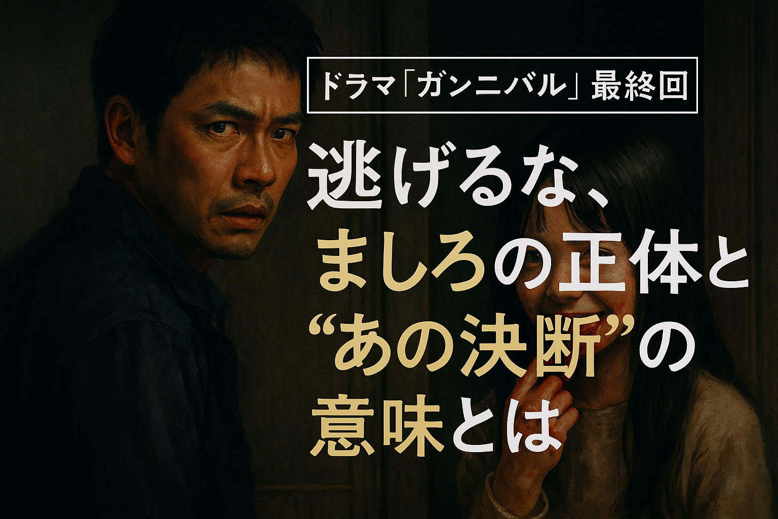 ドラマ『ガンニバル』最終回ネタバレ｜逃げるな、ましろの正体と“あの決断”の意味とは