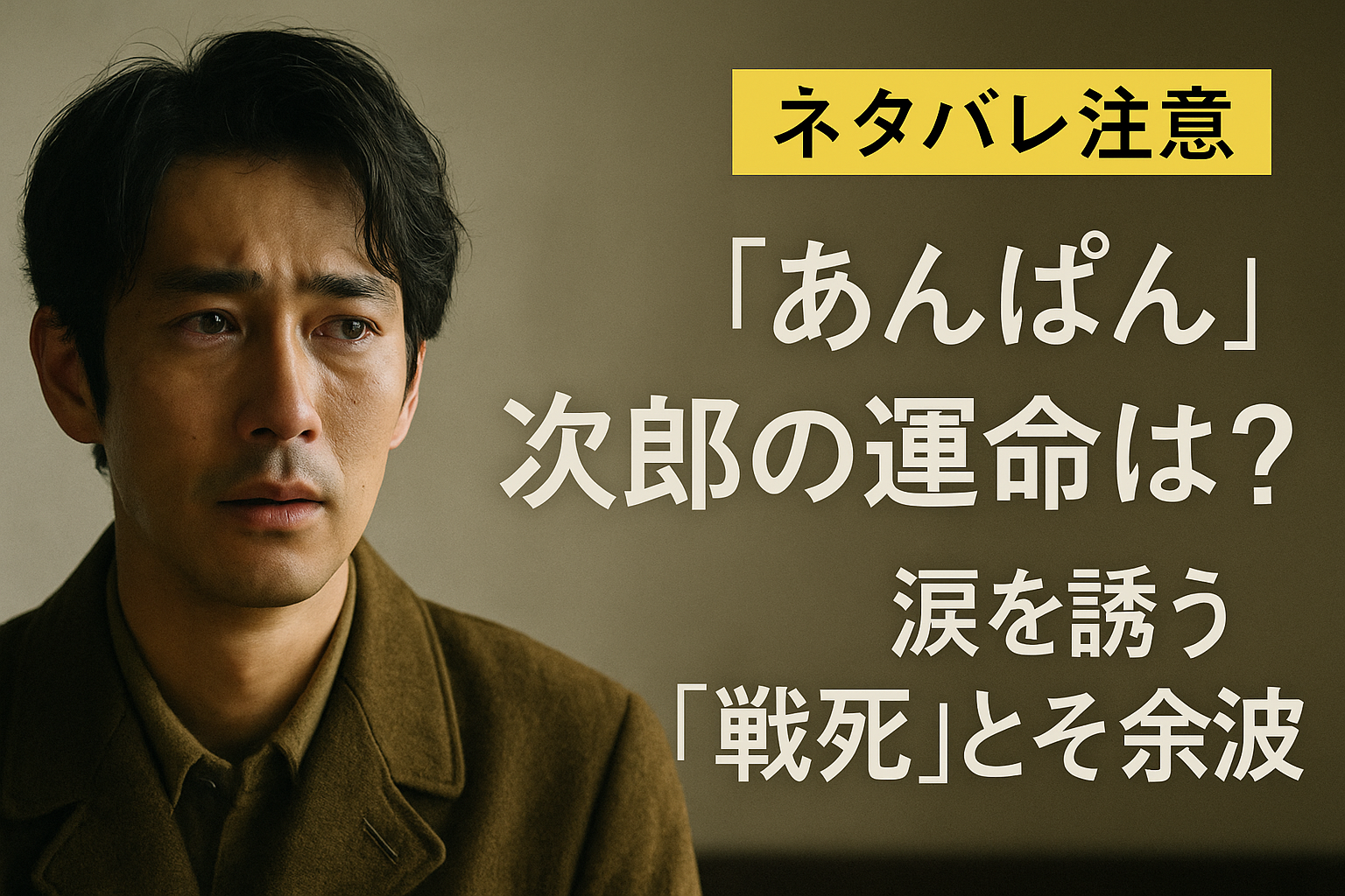 【ネタバレ注意】「あんぱん」次郎の運命は…？涙を誘う“戦死”とその余波