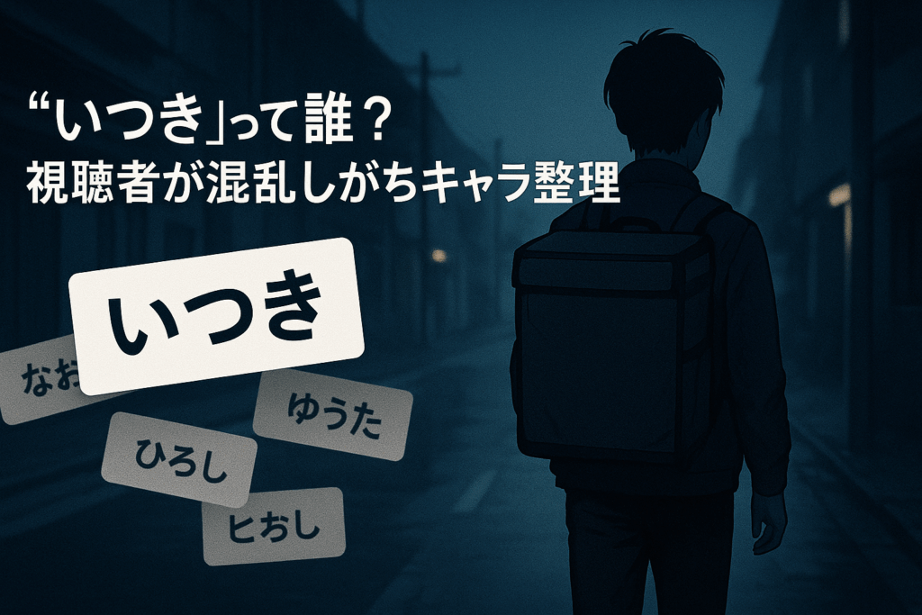 “いつき”って誰？視聴者が混乱しがちなキャラ整理