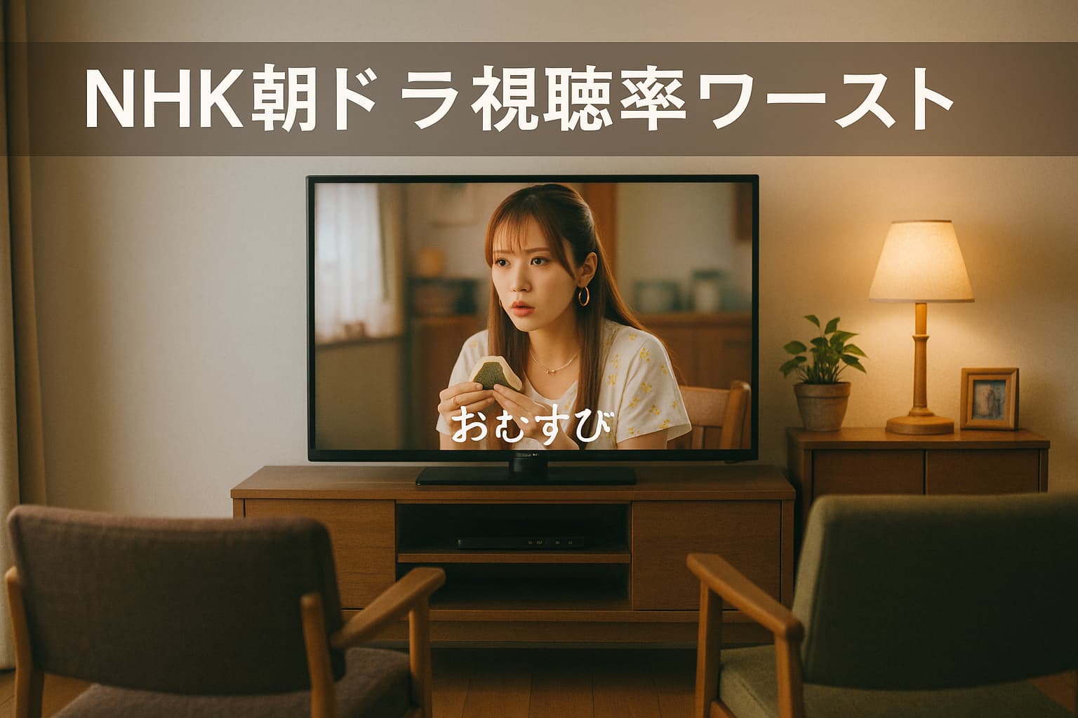 【朝ドラ歴代視聴率ワーストまとめ】視聴率が低かった理由と時代背景を深掘り｜『おむすび』は本当にワーストなのか