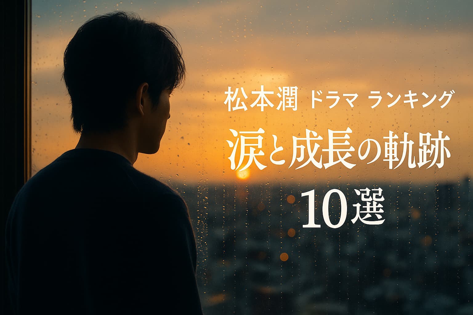 松本潤の出演ドラマランキング｜涙と成長の軌跡10選──あの名作で人生が変わった
