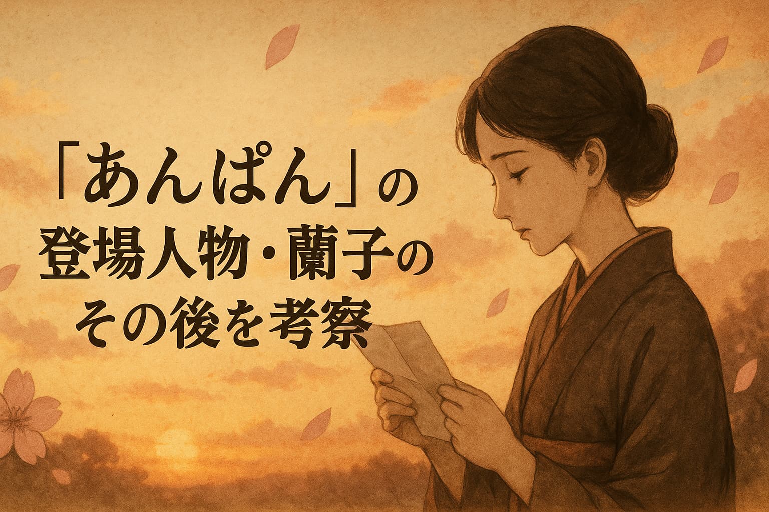 あんぱん 蘭子はその後どうなる？結末と“今後”の展開を予想