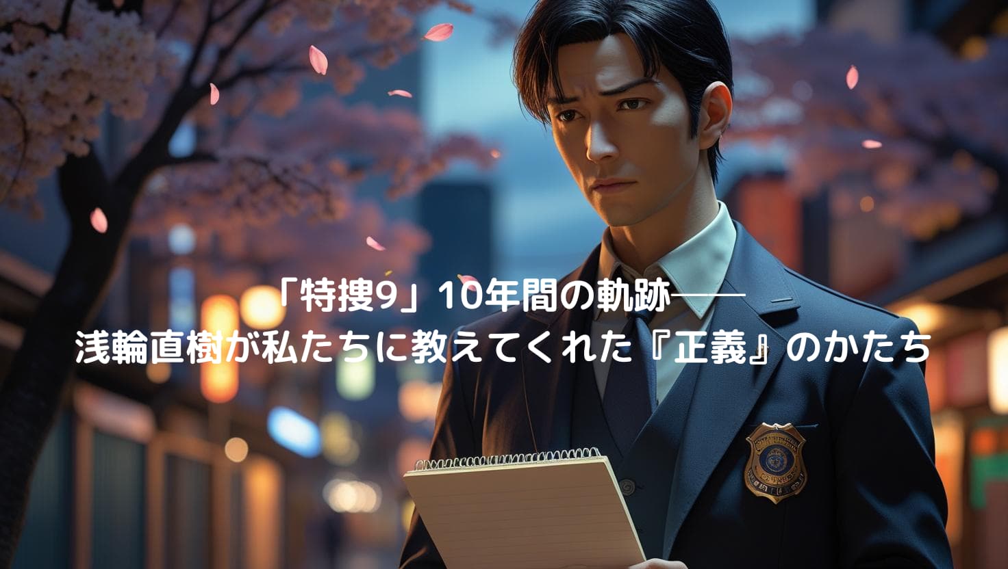 「特捜9」10年間の軌跡──浅輪直樹が私たちに教えてくれた『正義』のかたち